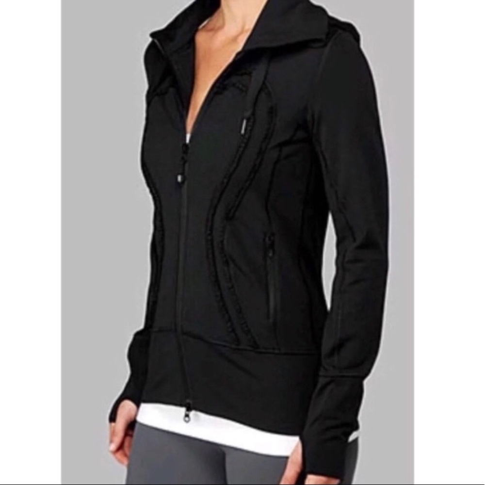 Lululemon Stride Hooded Jacket with Ruffle Trim